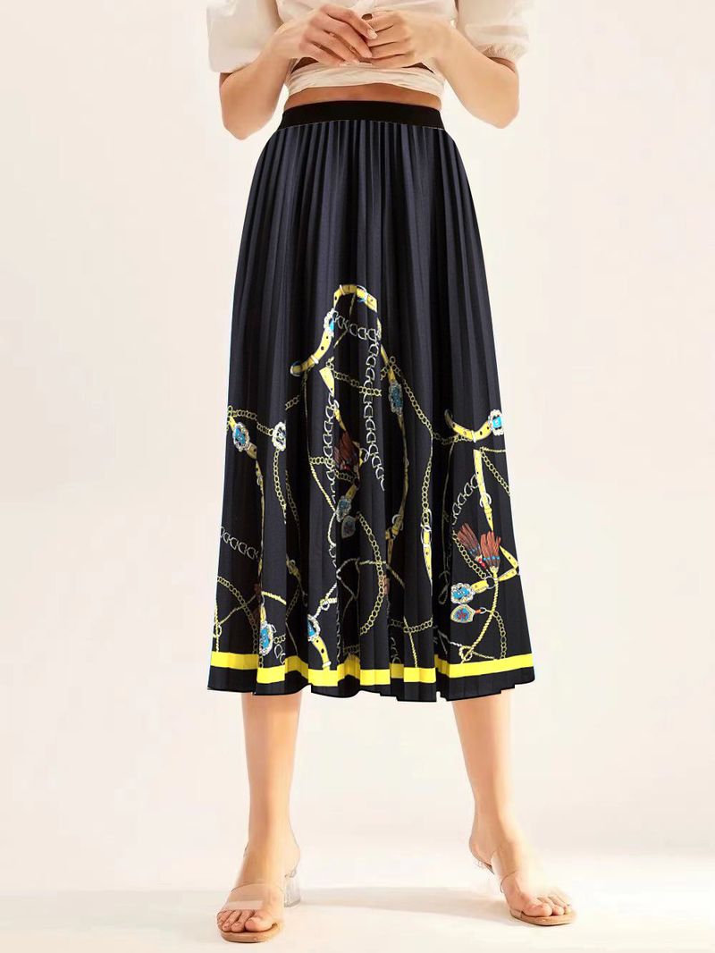 Summer New Fresh Sweet Half Skirt Women's Long Skirt Fluffy Skirt Half Skirt_voghion.com