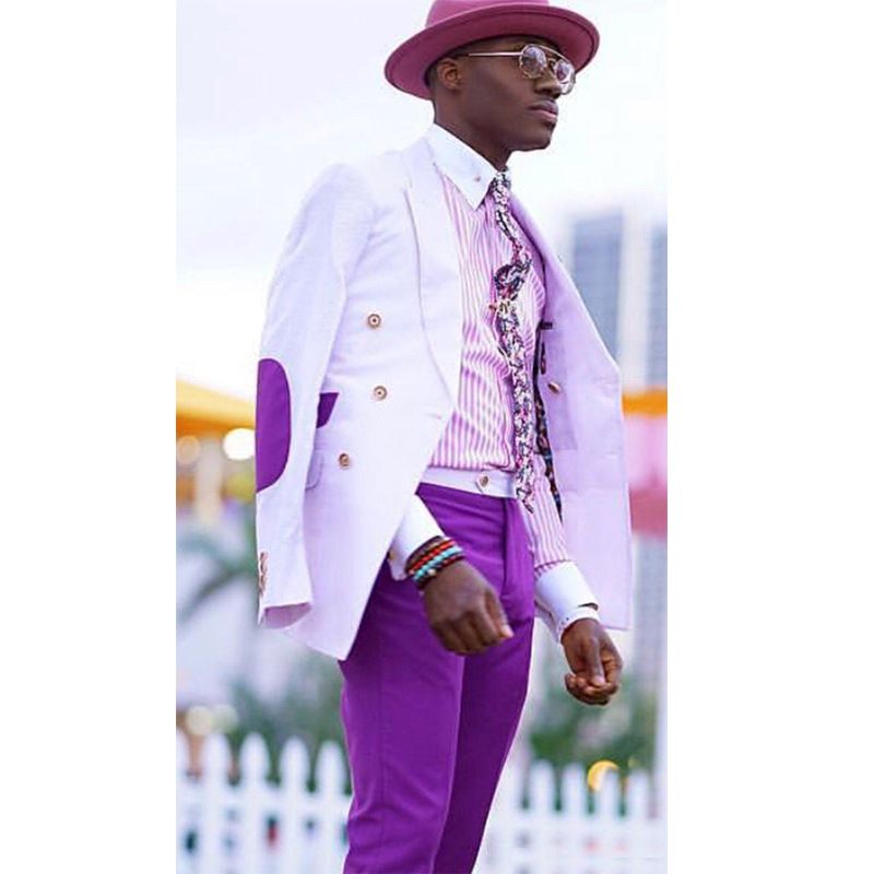 Men's British style suit suit groom's best man suit two sets_voghion.com