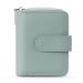 Women's Leather Wallet Short Card Bag Ins Simple Small Wallet Rfid Cowhide Coin Wallet_voghion.com