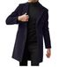 Men's Clothing Mid Length Long Sleeved Woolen Coat Autumn And Winter Woolen Coat Woolen Suit Windbreaker_voghion.com