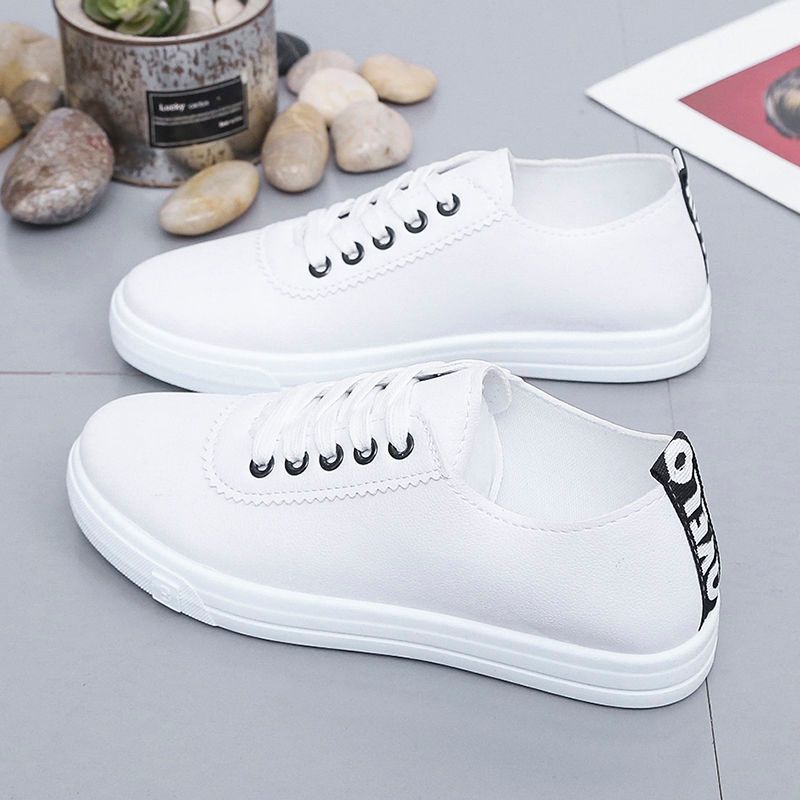 2022 Nieuwe Casual Ademende Sneakers Vrouwen Witte Veterschoenen Dames Vulcaniseer Schoenen Zomer Sportschoenen Met Platte Bodem_voghion.com