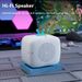Mini Smart Speaker Touch Screen Alarm Clock Music Box Bluetooth Call APP Control Soundbar With Photo Album Calendar_voghion.com
