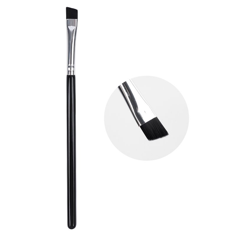 Make-up-dünne Eyeliner-Pinsel, professioneller Augenbrauen-Eyeliner, kleine abgewinkelte Pinsel, hochwertige tragbare Augenbürste_voghion.com