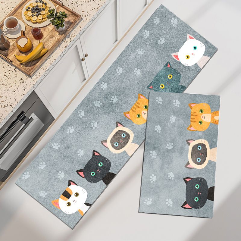 Kitchen Mat Floor Mat Oil Proof, Waterproof, Non Slip, Dirt Resistant, Water Absorbing Entrance Door, Bathroom Entrance Door Door Mat Home_voghion.com