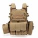 Borse da uomo Okali Outdoor Tactical Multifunzionale MOLLE Espansione Comodo addestramento militare CS Combattimento reale Esercizio 6094 Gilet combinato_voghion.com