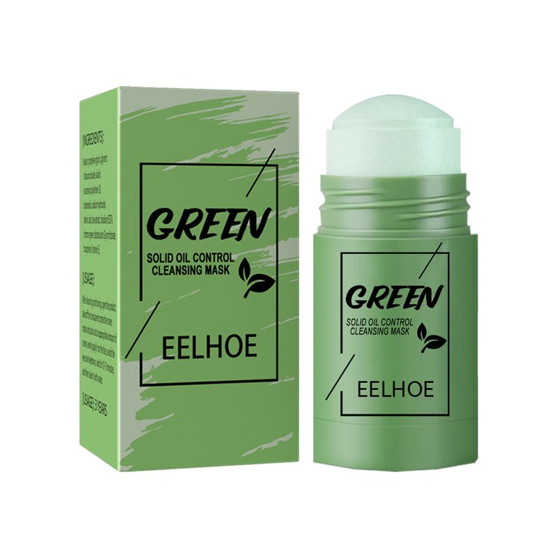 Clean Face Mask Stick Schönheit Haut Grüner Tee Clean Face Mask Stick Reinigt Poren Schmutz Feuchtigkeitsspendende Feuchtigkeitsspendende Whitening Care Gesichtswerkzeuge_voghion.com