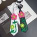 Niedliches, einzigartiges, lässiges, kurzes, trendiges Blumen-Krawatten-Set – kein Knoten erforderlich_voghion.com
