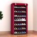 Metal Shoe Rack – Modular 5/6/8/10-Tier Adjustable Shoe Organizer For Entryway, Closet & Dorm (Modern Slim Design, DIY Assembly, Anti-Rust Frame)_voghion.com