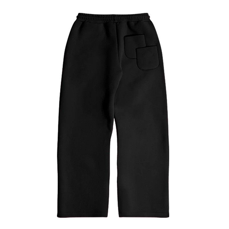 Completo unisex con felpa con cappuccio e jogger minimalisti – Abbigliamento da casa oversize in misto cotone (outfit coordinati per coppie, spalle scese)_voghion.com
