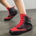 Paar Boxschuhe Männer und Frauen Wrestling Kampfschuhe Große Wettkampftrainingsschuhe Kampfschuhe Fitnessschuhe_voghion.com