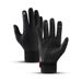 Autumn Winter Outdoor Fleece-Lined Warm Men, Windproof Cold-Resistant, Touchscreen Skiing And Cycling Sports Gloves For_voghion.com