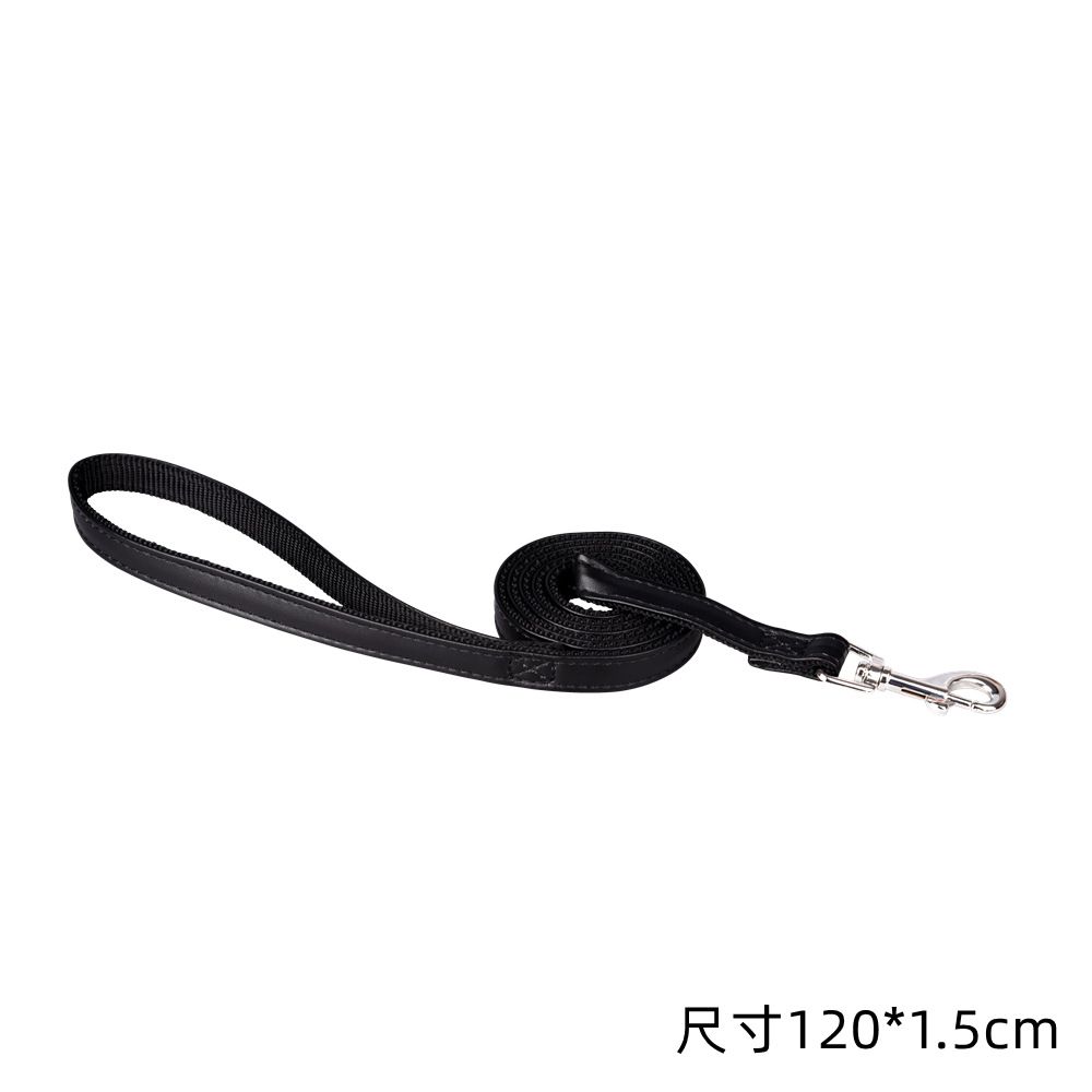 New Small Pet Unbreakable Webbing PU Dog Walking Cat Leash_voghion.com