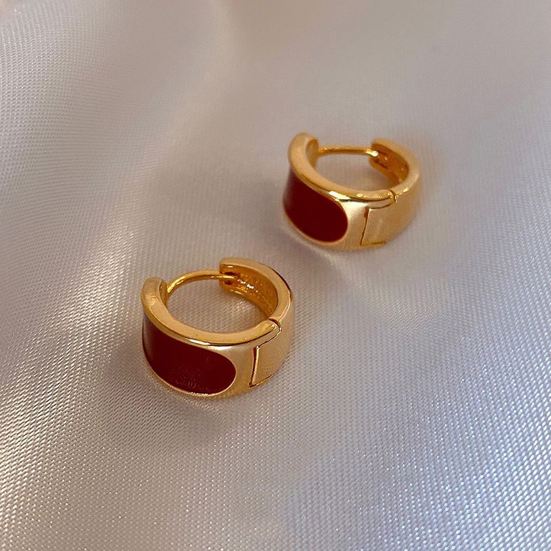 Sier Color VENUS Geometry Earrings For Women LadiesTemperament Simple Drop Glaze Party Gift Jewelry Dropsh               sh_voghion.com