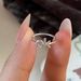 Letter OK Ring For Women, Niche Design, Simple Open Index Finger Ring, Light Luxury High-End Feel, 2025 New Model_voghion.com