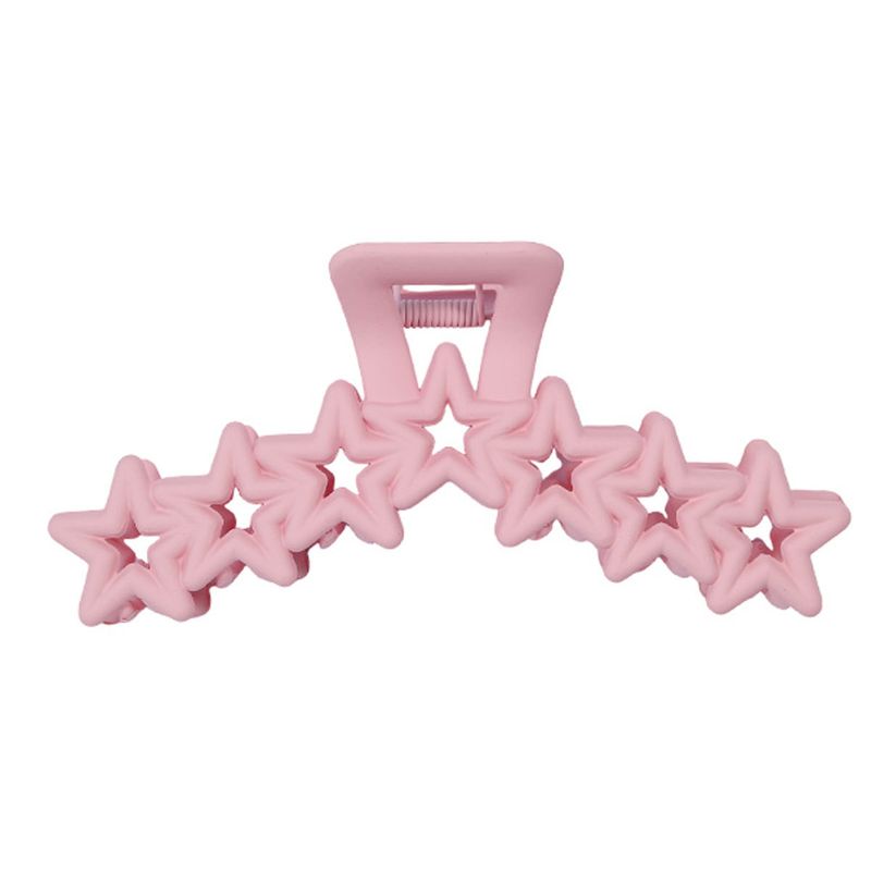 Hochwertiger großer Klauenclip mit hohlem Stern für den Hinterkopf – einfacher Hochsteckclip im koreanischen Stil für hohes Haarvolumen für Frauen_voghion.com