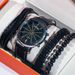 Set di orologi da uomo, orologio al quarzo da lavoro, set di braccialetti, scatola regalo, set di orologi da coppia per fidanzato_voghion.com