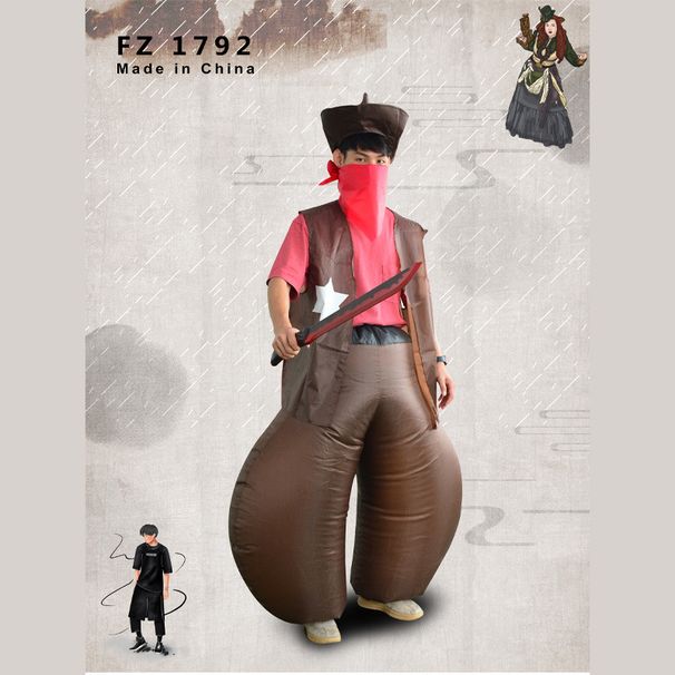 Halloween aktív ló felfújható jelmez sétáló felfújható ló színpadi előadás zsiráf felfújható jelmez kellékek_voghion.com