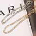 E058 Mode Einfache Vielseitig Metall frauen Fußkettchen Fuß Bare Kette Schmuck_voghion.com