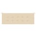 Panca da giardino Oxford Beige 59,1x19,7x1,2 Cuscino in tessuto_voghion.com