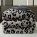 Trapunta invernale autoriscaldante ultra spessa con fodera in pile con stampa leopardata, calda e double-face, per dormitorio color latte_voghion.com
