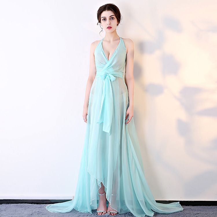 Damenbekleidung Sexy Durchsichtiges Kleid Nachtclub Chiffon Langer Rock Club Sauna Techniker Arbeitskleidung_voghion.com