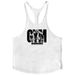 Cotton Fitness Tank Top GYM WARRIORS Sports Deep Dig Thin Shoulder Strap Shirt_voghion.com
