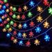 LED Snowflake Solar Decorative Flash Battery Box USB Christmas Light String Wholesale_voghion.com