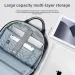 Waterproof Business With USB Charging Port 15.6-inch Laptop Large-capacity Mens Student Backpack 250728_voghion.com