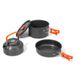 Draagbare outdoor theepot voor 2-3 personen, camping en picknick, met servies, DS-308 kookgereiset_voghion.com