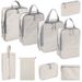 New diamond shaped compressed bag for business travel, classified storage of travel clothing, toiletries set_voghion.com