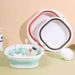 Foldable Wash Basin For Baby Face Washing, Portable Laundry Tub For Travel Dormitory, New User Essential Collapsible Sink_voghion.com