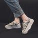 Canvas thick soled sponge cake 2024 spring new board women's increase height, dissolve in casual sports small white_voghion.com