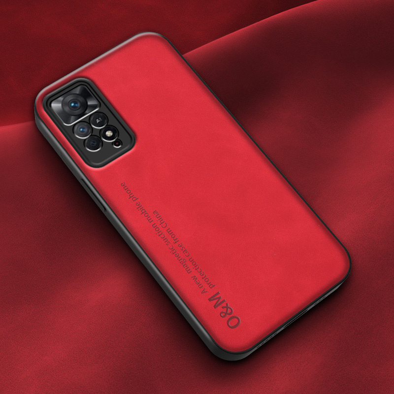 Luxury Magnetic Leather Phone Case For Xiaomi Redmi 9 9A 9C 9T Redmi Note 8 9 10 11 Pro 12 Plus Build-in Magnet iron Soft Cover_voghion.com