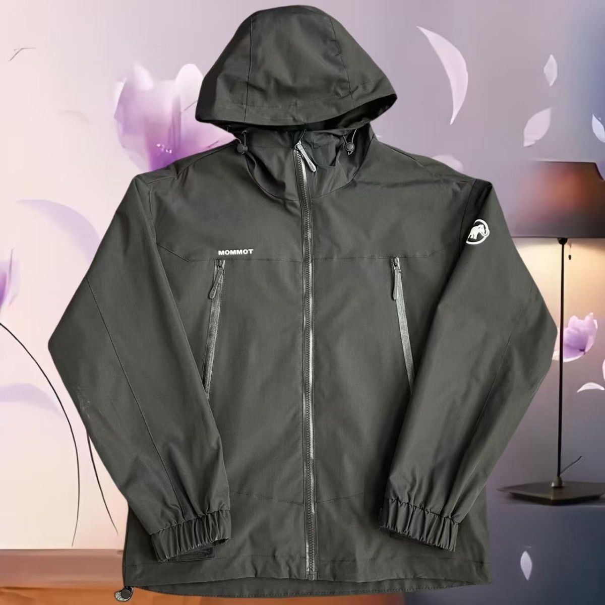 2025 New Hooded With Heat-Printed Letters, Lightweight Men's Internet Celebrity Windproof And Waterproof Jacket_voghion.com