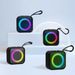 Altoparlante Bluetooth portatile con luci RGB e bassi profondi - Altoparlante wireless compatto per uso domestico/esterno_voghion.com