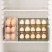Kitchen Large Capacity Egg Fridge Storage Box - Portable Multi-Layer Egg Tray Organizer, Auto Opening/Closing Egg Holder_voghion.com