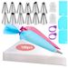 Stainless Steel Piping Nozzle Baking Tool Set Disposable Piping Bag Cake Piping Cream Squeezing Tool_voghion.com