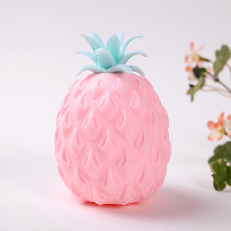 Foam Squishies TPR Decompression Toys New And Unique Decompression Ball Venting Pineapple Squeeze Fun Soft Rubber Pineapple Venting Ball_voghion.com