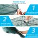 Fishing Trap Net Portable Folded Fishing Bait Trap Shrimp Minnow Crab Bait Net 6 Sides 6 Holes Crayfish Cast Mesh Trap Automatic_voghion.com