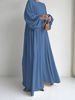 Damenbekleidung Einfache Kleidung Robe Abaya Kleid Robe_voghion.com