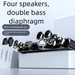 Four-Speaker Bluetooth Speaker Volume Mini Long Strip High Sound Quality Plug-in Car Audio Computer TV Subwoofer_voghion.com