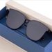 New Style Unisex Korean Version Square Frame Trendy Driver Driving UV Protection Sunglasses_voghion.com