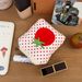 Nuovo portamonete a pois rossi a forma di pomodoro, versione coreana, piccolo, compatto, portatile, per riporre rossetto, auricolari_voghion.com