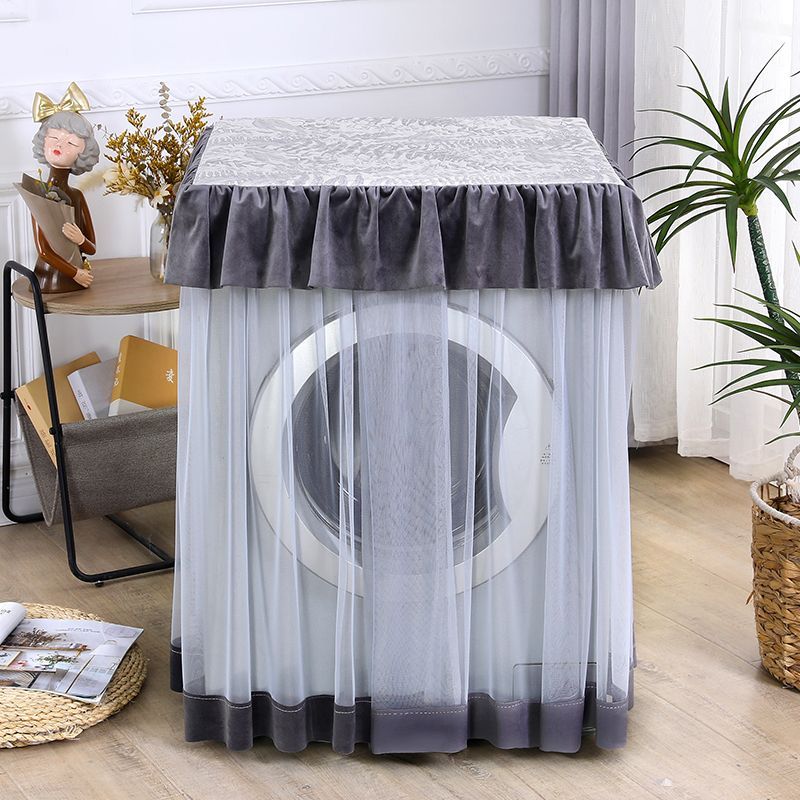 Dantelă impermeabilă mașina de spălat capac praf rezistent la mașină de spălat protector capac de uz casnic role decorare huse_voghion.com