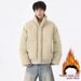 Padded Clothes Men And Women Loose Padded Jacket Bread Clothes Short Stand-up Neck Padded Jacket_voghion.com