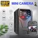 1080P Full HD mini kamera 2 collu ekrāna nakts redzamības video ieraksts drošības policijas ķermeņa kamera mājas novērošana maza_voghion.com
