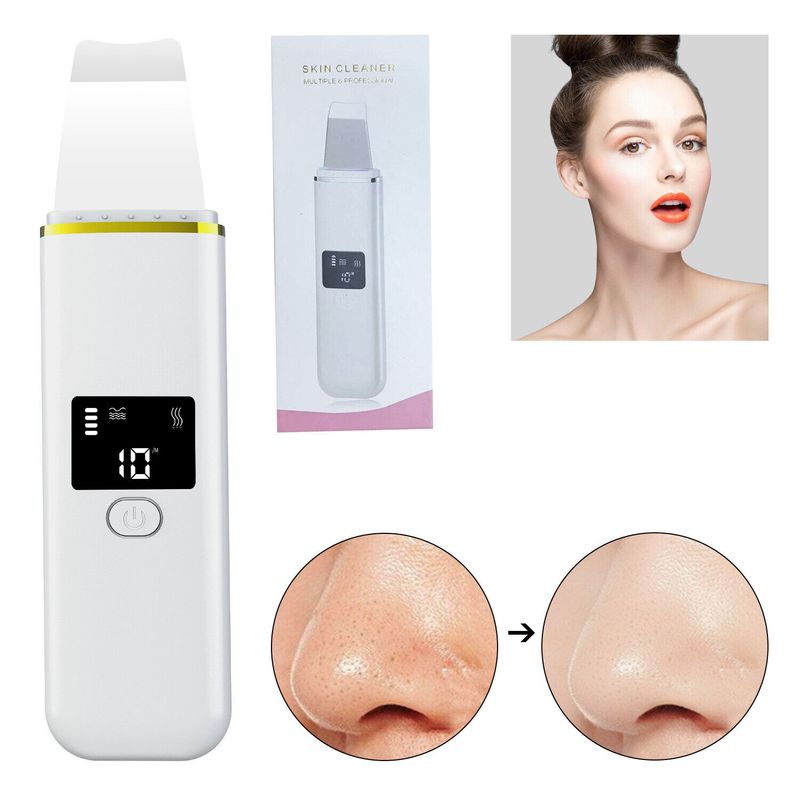 Skin Scrubber Blackhead Peeling Remover Facial Pore Deep Face Cleaner Spatula_voghion.com