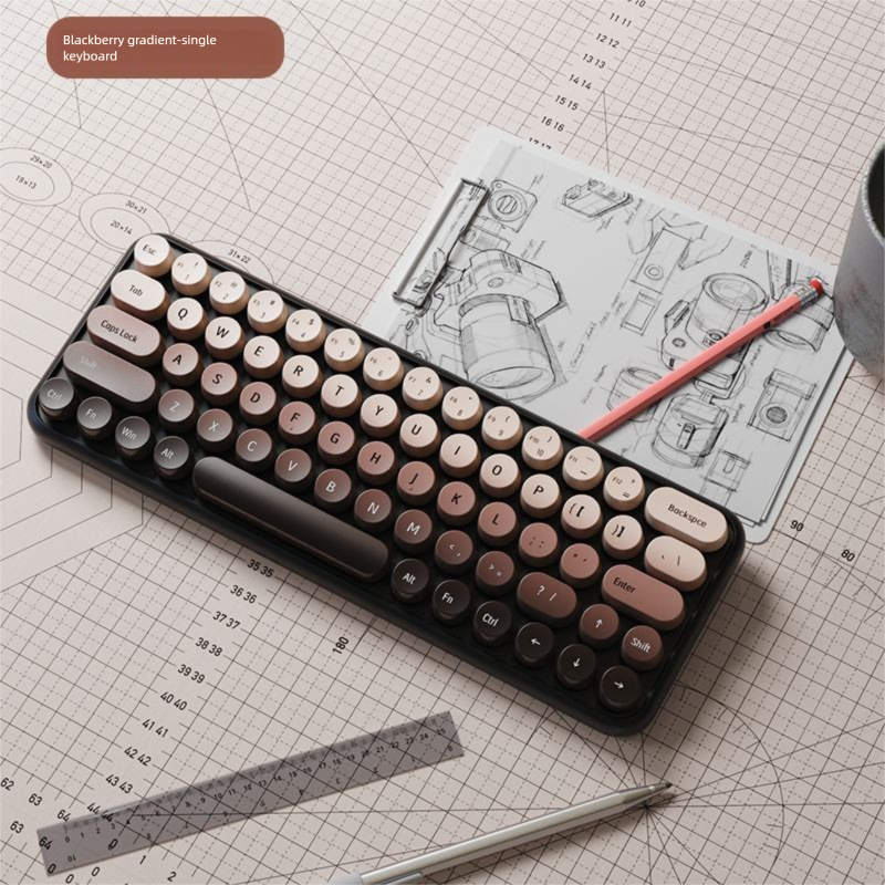 Set tastiera e mouse wireless silenziosi per ragazze, compatibili con Xiaomi Lenovo Huawei Desktop Laptop Tablet Phone_voghion.com