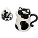 Moderno set da tè in ceramica a tema gatto nordico - Elegante set regalo con brocca da 1400 ml e 4 tazze, regalo di inaugurazione della casa e di compleanno_voghion.com