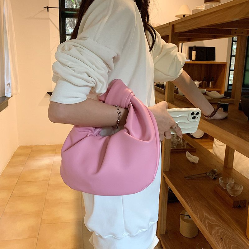 Handtas voor dames, geplooide handtas met stijlvolle wolk_voghion.com